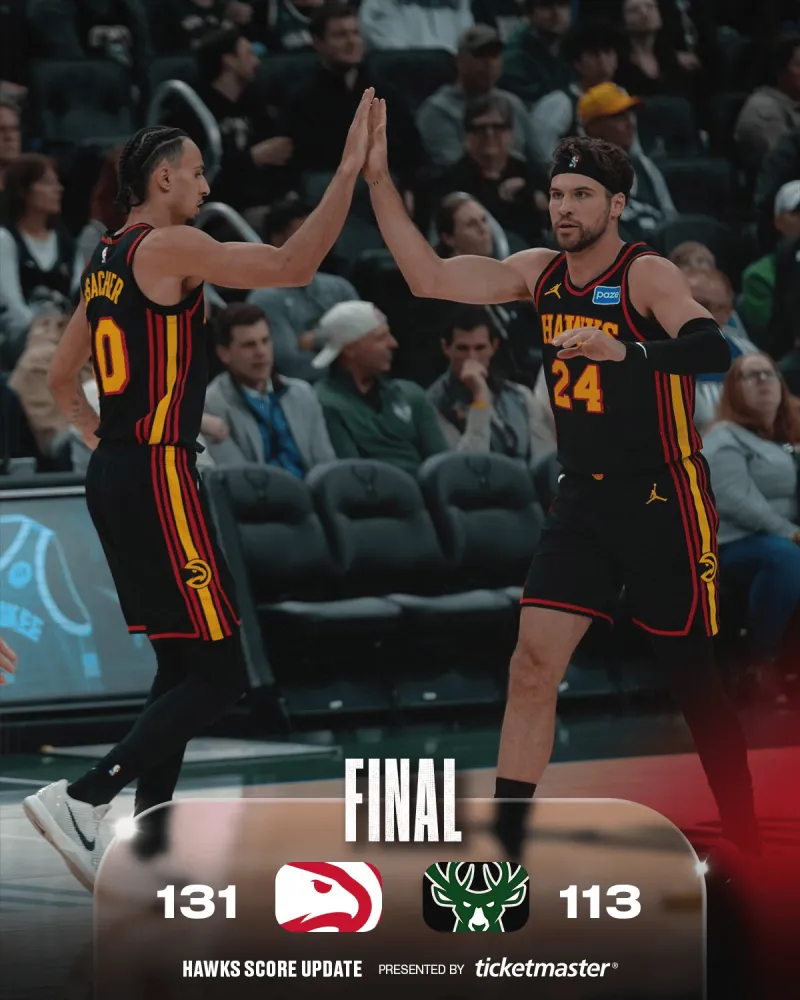 老鹰拿到联盟现存第二长的5连胜，也追平球队本赛季最长连胜