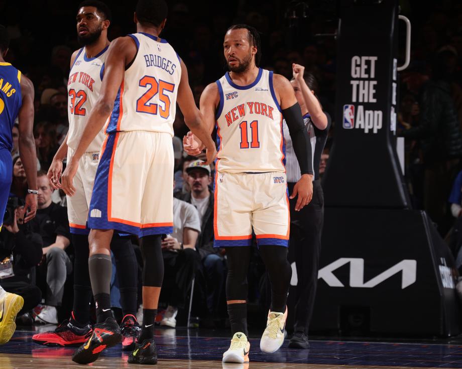 布伦森30+9唐斯17+12 尼克斯胜勇士完成21分大逆转